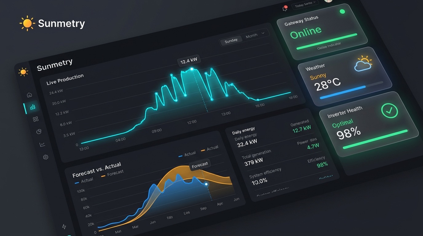 Sunmetry dashboard